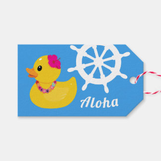 Aloha Hawaiian Cruise Duck Hunting Cute Gift Tags