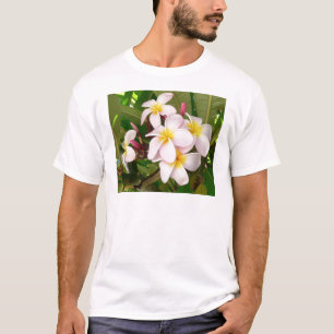 Aloha Hawaiian Frangipani Blossoms Bridal Shower T-Shirt