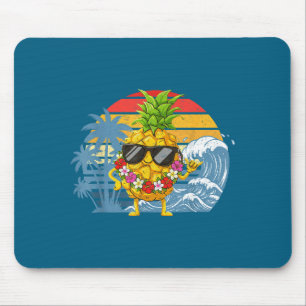 Aloha Hawaiian Pineapple Sign Hawaii Shaka Smile Mouse Pad