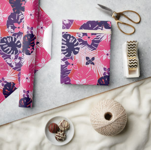 Aloha Hawaiian print pattern Wrapping Paper