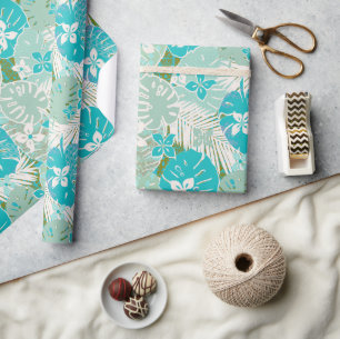 Aloha Hawaiian print pattern Wrapping Paper