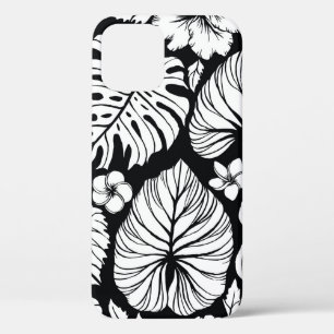 Aloha Hawaiian Shirt Seamless Background Pattern.  iPhone 12 Case