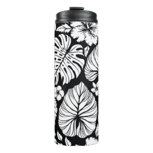 Aloha Hawaiian Shirt Seamless Background Pattern. Thermal Tumbler