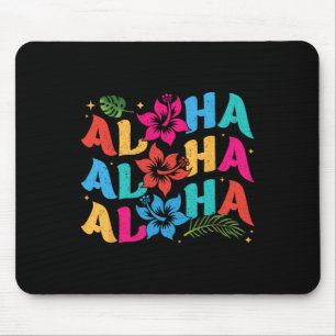 Aloha Hawaiian Summer Hawaii Vacation Kids Men Wom Mouse Pad