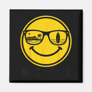Aloha hawaiian surf smile face waikiki hawaii magnet