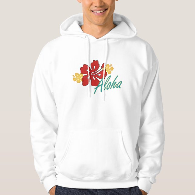 Aloha Hibiscus Hoodie (Front)