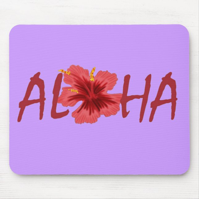 Aloha Hibiscus mousepad (Front)
