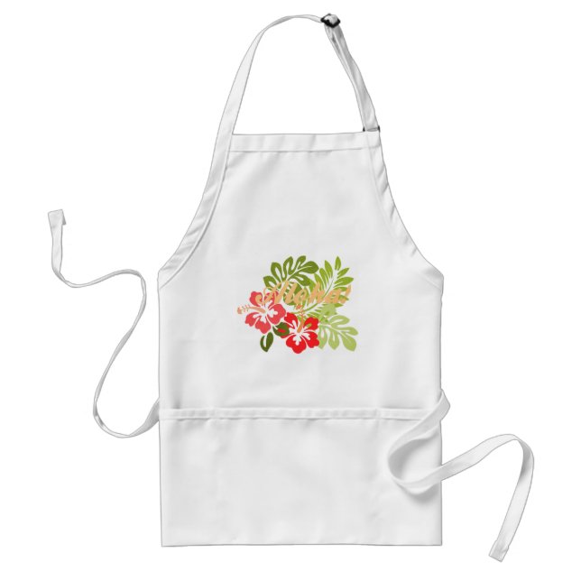 Aloha Hibiscus Standard Apron (Front)