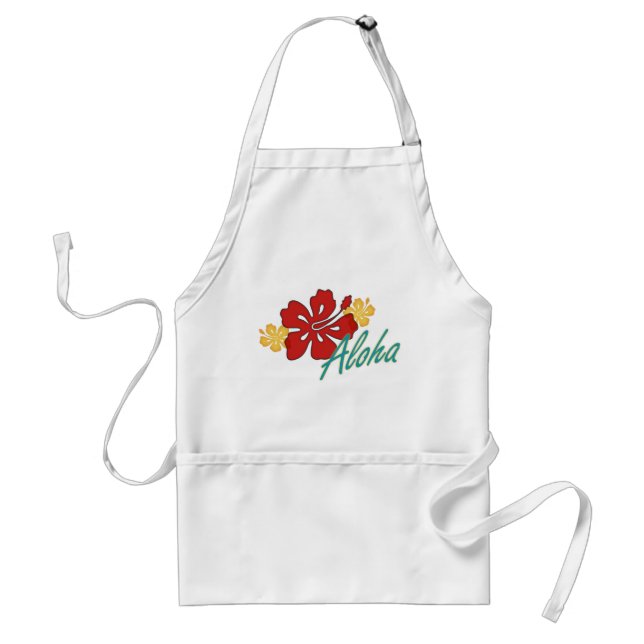 Aloha Hibiscus Standard Apron (Front)