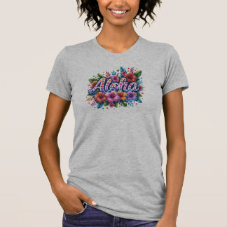  Aloha Hibiscus T-Shirt - Vibrant Summer Floral 