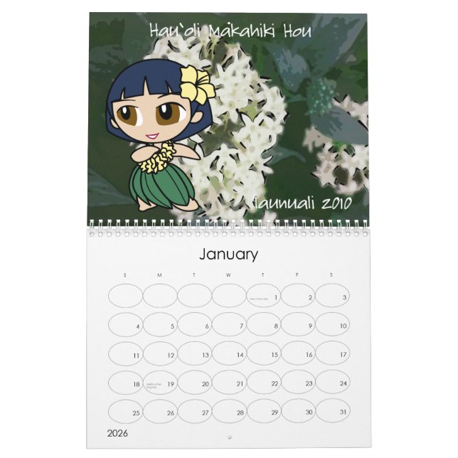 "Aloha Honeys" 2010 Calendar (Jan 2026)