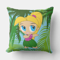 Aloha Honeys Hawaiian Blonde Hula Girl Reversible