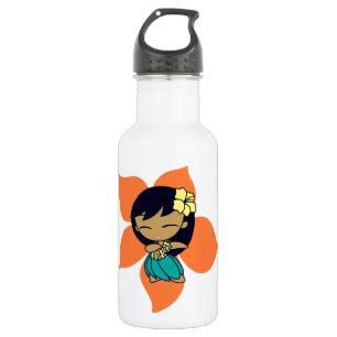 Aloha Honeys Hula Girl Hibiscus 532 Ml Water Bottle