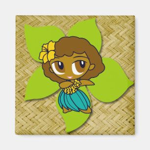 Aloha Honeys Hula Girl Magnets