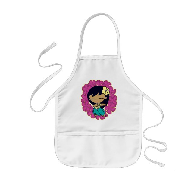 "Aloha Honeys" Kid's Apron (Front)