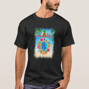 Aloha Honu Tropical Turtle Hawaii Vacation T-Shirt