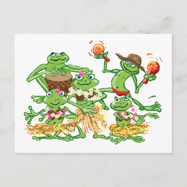 Aloha - Hula party Postcard (Front)