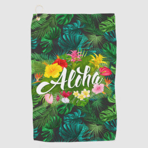 Aloha In The Tropics  Golf Towel