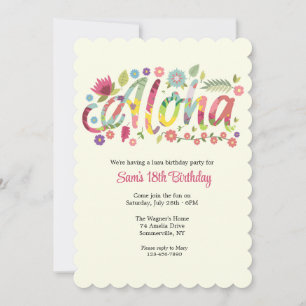 Aloha Invitation