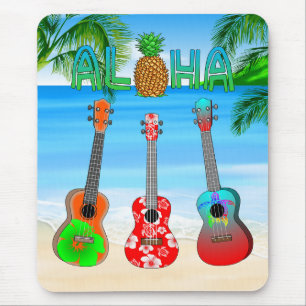 Aloha Island Ukuleles Mouse Pad