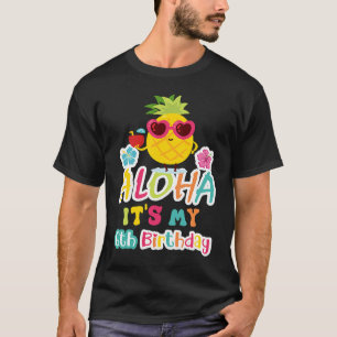 Aloha It's My 6th Birthday Hawaiian 6 Years Toddle T-Shirt
