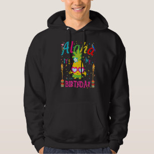 Aloha It's My Birthday Hawaii Girl Women's Pineapp Hoodie