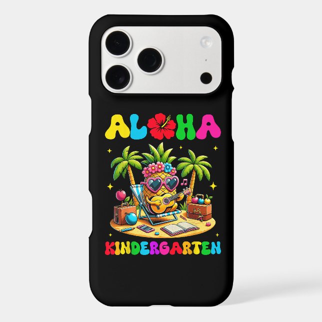 Aloha Kindergarten Pineapple Hawaii Back to School (Back)