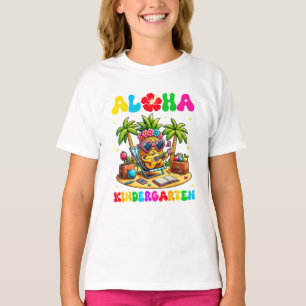 Aloha Kindergarten Pineapple Hawaii Back to School T-Shirt