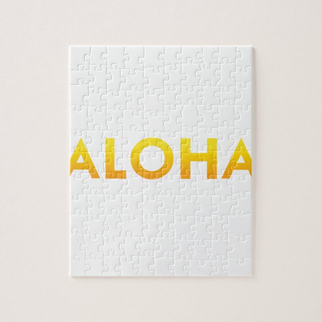 ALOHA Maui Hawaii Print Jigsaw Puzzle (Vertical)