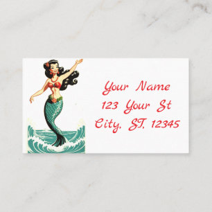 Aloha Mermaid Thunder_Thunder_Cove Business Card
