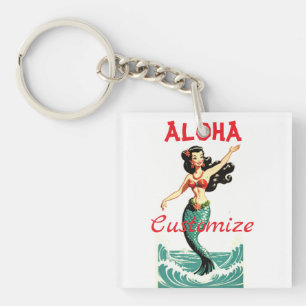 Aloha Mermaid Thunder_Thunder_Cove Key Ring
