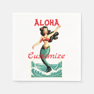 Aloha Mermaid Thunder_Thunder_Cove Napkin