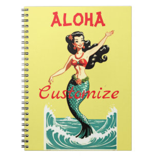 Aloha Mermaid Thunder_Thunder_Cove Notebook