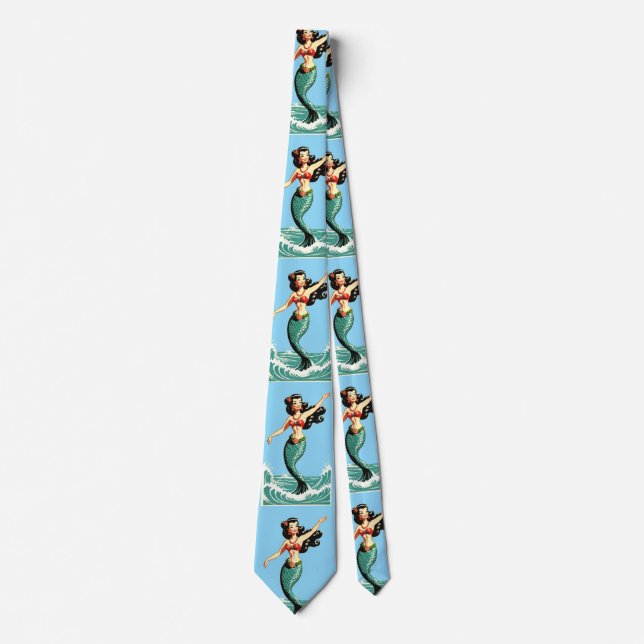 Aloha Mermaid Thunder_Thunder_Cove Tie (Front)