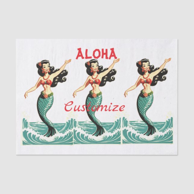 Aloha Mermaid Thunder_Thunder_Cove Tissue Paper (Front)