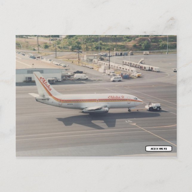 Aloha old scheme postcard (Front)