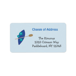 Aloha Paddle Board Label