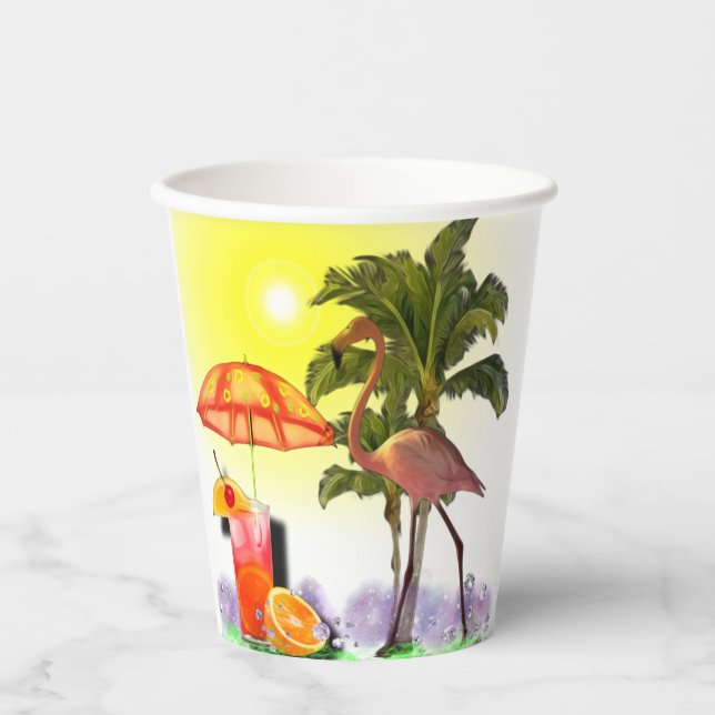 Aloha Party   Paper Cups (Front)