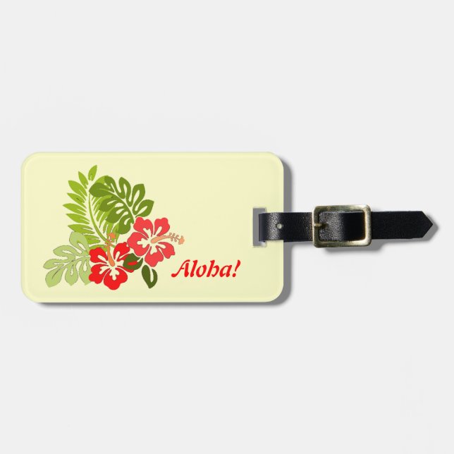 Aloha Personalised Tag (Front Horizontal)