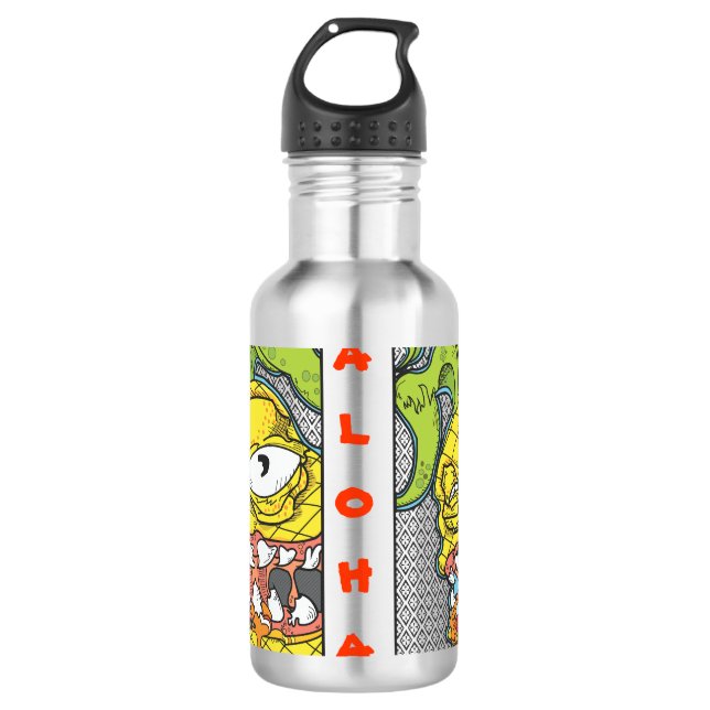 Aloha Pineapple 710 Ml Water Bottle (Front)