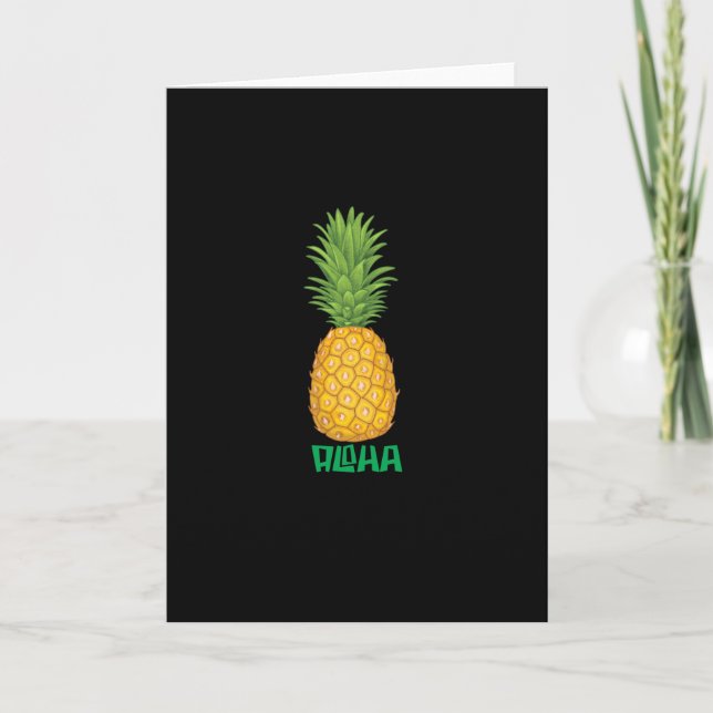 Aloha Pineapple Card (Front)