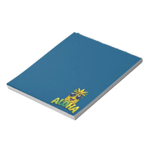 Aloha Pineapple Collection Teal Notepad
