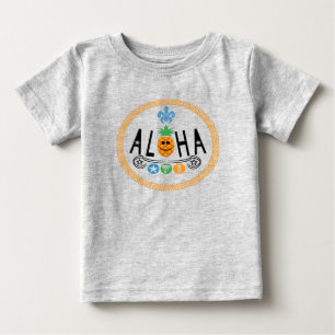 Aloha Pineapple Design - Baby Fine Jersey T-Shirt
