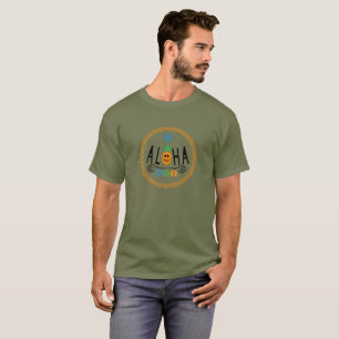 Aloha Pineapple Design - Basic Dark T-Shirt