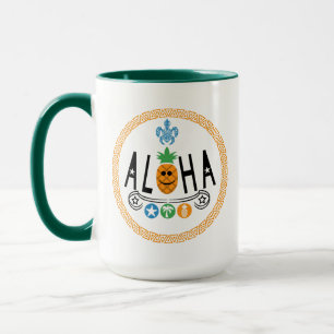 Aloha Pineapple Design - Combo Mug