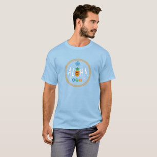 Aloha Pineapple Design - Men's Basic T-Shirt
