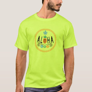 Aloha Pineapple Design - Men's Basic T-Shirt