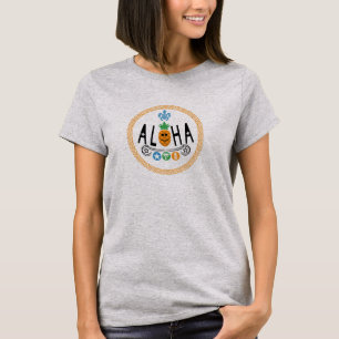 Aloha Pineapple Design - Women's Basic T-Shirt