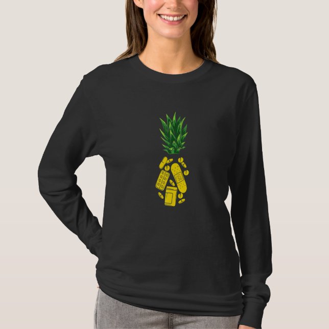Aloha Pineapple Pharmacist Stuff T-Shirt (Front)