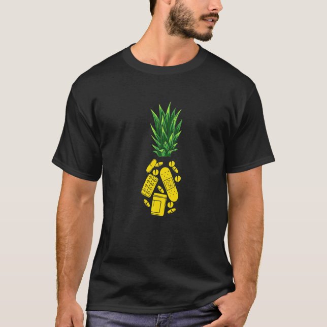 Aloha Pineapple Pharmacist Stuff T-Shirt (Front)